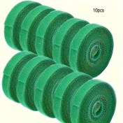 Resim Bahçe Bitkisi Bağlama Seti, 3/5/10 Paket, Kendinden Yapışkanlı, 100.08cm Rulo Uzunluğu, Yeniden Kullanılabilir, Ayarlanabilir, Elektrik Gerektirmez, Bitki Büyümesi ve Güvenli İşleme İçin Bağlar Dahil 