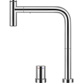 Resim Crauf Lusso 4030 Spralli Mutfak Evye Armatürü Inox (Gri) 
