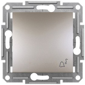 Resim Schneider Asfora Bronz Zil Yaylı Anahtar Çerçevesiz - EPH0800169 