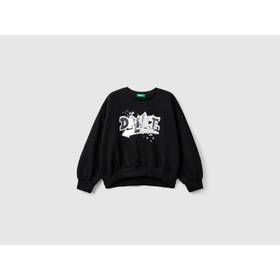 Resim Benetton Kız Çocuk Sweatshirt 3J68C10K0-24K (3J68C10K0-24K) 
