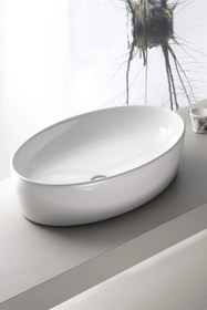 Resim TURKUAZ Cerastyle One 67 X 42 Cm Tezgah Üstü Çanak Lavabo Deliksiz 