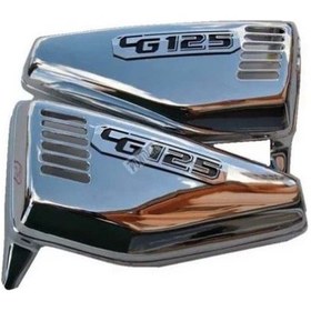 Resim CG 125 DEPO YAN KAPAĞI NİKEL 