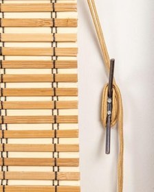Resim Rodos Ahşap Bambu Stor Perde (120 x 180) 
