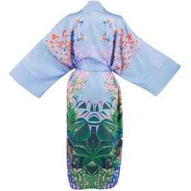 Resim Mayovera Tasarım Vera Boheme Blue Dream Kimono Plaj Elbisesi 001 