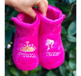 Resim MyChild Çocuk Panduf , Cırt Cırtlı Kaydırmaz Taban Anaokulu Kreş ve Ev Ayakkabısı 