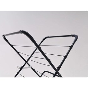 Resim Romee Pratik Katlanır 3 Katlı Çamaşır Kurutmalık Askısı Antrasit Gri Siyah 