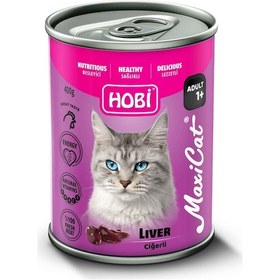 Resim Hobi Maxicat Ciğerli Yetişkin Kedi Konservesi 400 G 