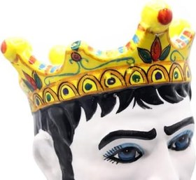 Resim Moor Dekoratif Kral Büst Heykel 