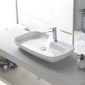 Resim Turkuaz Seramik Cerastyle Nova Tezgah Üstü Lavabo 70 cm 074400U 