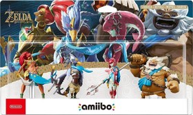 Resim Zelda Breath Of The Wild Amiibo 4lü Amibo Set Mipha Urbosa Daruk Revali Nintendo