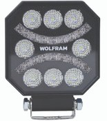 Resim WOLFRAM LED Çalışma Lambası Emojili 8 LED Beyaz + Sarı Sinyal Fonksiyonlu 10/30V E-Belgeli 32002 