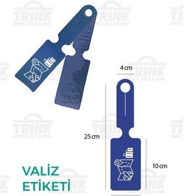 Resim Trink Çanta Valiz Etiketi Ve Bavul Etiketi 1 Adet Şeffaf 