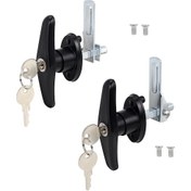 Resim Wezone Kamyon Kapak Kilit Seti Ms309, T Tipi Kolu, Ev Araçları Kapısı İçin Sol+sağ, Evrensel Anahtar, Ayarı Cam Kilit, Çinko Alaşımlı, Anti-korozif 