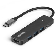 Resim Dark DK-AC-U31X41 USB 3.1 Gen1 Type C to HDMI USB 3.0 USB 2.0 USB C PD Dönüştürücü 