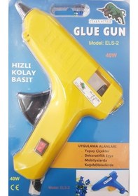 Resim 1 Adet Slikon Tabancası-40watt Sarı Renk İs 