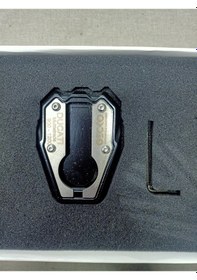 Resim Ducati Multistrada 900-1200 Gecko Polymer Yan Sehpa Ayak Genişletme Alüminyum Siyah 00 