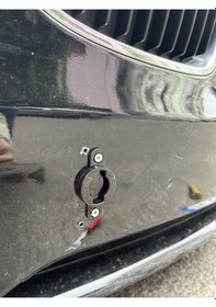 Resim Hayalet Plakalık Siyah Çerçevesiz Oto Plakalık Araç Plakalık Kolay Montaj 