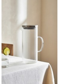 Resim Perotti Bodrum 1200 Ml Borosilikat Cam Sürahi Buzdolabı Sürahisi Seffaf 