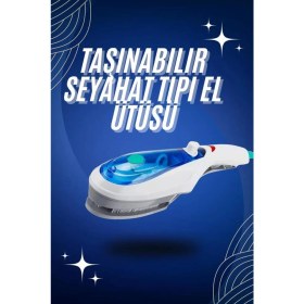 Resim Marsilyan Taşınabilir Buharlı Ütü Ev Mini Giysi Temizleyici Asılı Ütü Makinesi 