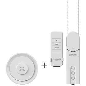 Resim Xenon Smart Zigbee Bağlantılı Perde Motoru Kumandalı ve Zigbee 3.0 - Wi-Fi & Ble Akıllı Ev Gateway Hub Seti 