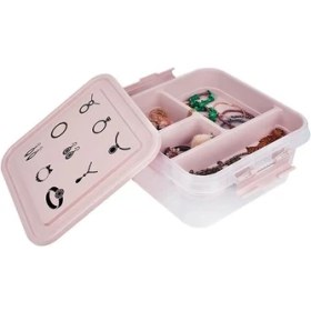 Resim Lowell Home Ieg Bijuteri Mücevher Kutusu - Çok Amaçlı Bölmeli Takı Saklama Kutusu LWLRSY-435RSIEG 