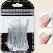Resim 10 Parça Fiberglas Tırnak Uzatma Seti - Ev ve Salon Kullanımı İçin Fiber Tırnak Takımı 