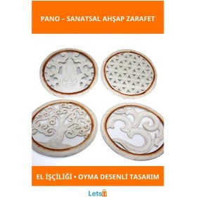 Resim El İşçiliği Ahşap Duvara Asmalı Pano Şık Ve Zarif Tasarım 1 Adet 