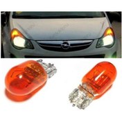 Resim ZEMBİL Opel Corsa D-e Turuncu Drl Gündüz Ampülü T20 Çift Devre (2 Adet) 