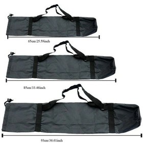 Resim Tongdashop Siyah Oxford Kumaş Beyzbol Softbol Sopası Çantası 25-32 İnç Katlanır Siyah 