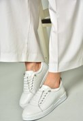 Resim Fox Shoes U555025403 Beyaz Hakiki Deri Kadın Spor Ayakkabı Sneakers 