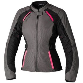 Resim Rst Ava Ce Tekstil Kadın Motosiklet Montu Gri Pembe 