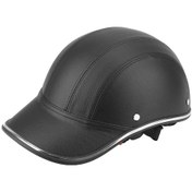 Resim Jms Vintage Yarım Yüz Açık Motosiklet Kaskı Siyah 