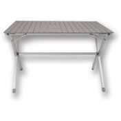 Resim Lerato TG-ITL-009 Pro Katlanır Alüminyum Kamp Masası Gri 