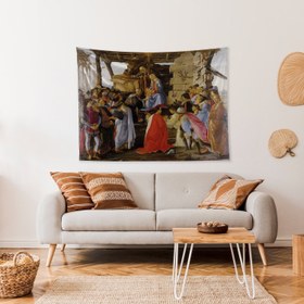 Resim Adoration of the Magi Duvar Örtüsü - 60 cm x 90 cm 