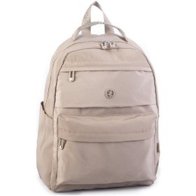 Resim Nas Bag Extra Hafif Su Geçirmez Çok Gözlü Waterproof Unisex Sırt Çantası 30x40 Cm Vizon 