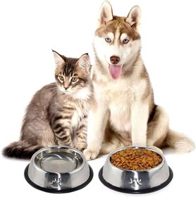 Resim PawPlay Paslanmaz Çelik Mama-Su Kabı 