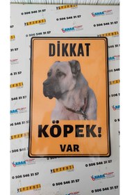 Resim Kara Bilişim Davetiye Dikkat Köpek Var Laminasyon Kaplamalı Kenarları Delikli(Kendi Köpeğin Resmiyle) 
