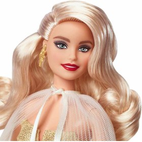 Resim Barbie 2023 Mutlu Yıllar Bebeği - Sarışın 