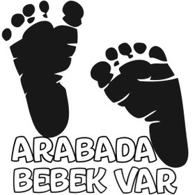 Resim OTO SÜSLEN İSTANBUL 3D Kabartmalı Parlak Sticker Arabada Bebek Var 