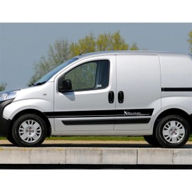 Resim Lasirius Fiat Fiorino Moutain Edition Yan Kapı Şerit Sticker Etiket Modeli 