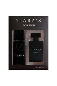 Resim Tiaras Black Erkek Parfüm Seti Edt 100 ml & Deodorant 100 ml 8698438302111 