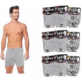 Resim 6 Adet Seher Yıldızı Erkek Boxer Karışık Desen 