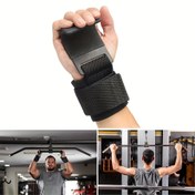 Resim 1parça Ağırlık Kaldırma Tutuş Kancaları, Siyah Kauçuk, Evrensel, Şarj Edilmemiş, Bataryasız, Spor Salonu, Fitness, Chin-Ups, Kaldırma için 