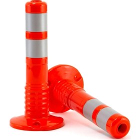 Resim İleri Trafik 5`li Delinatör Set 45 x 8 cm Tpe, Esnek Duba 