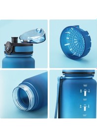 Resim Uzspace 3038-4 Tritan Matara 1000 ml Mavi Yeşil - L 