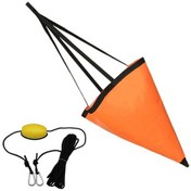 Resim Suntek Kano Su Sporları Pontoon Için Sea Anchor Drift Sock S 