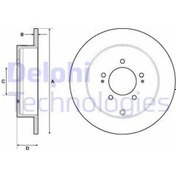 Resim DELPHI BG4161C Arka 424961 (WA251832) (Fiyat:2 Adet İçindir) 