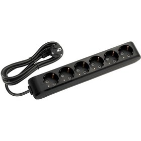 Resim Viko Multi-let 6'lı Grup Priz Topraklı Çocuk Korumalı 2 Metre Siyah - 90133602 