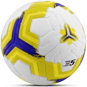 Resim Ozsport Telvesse Orijinal Futbol Topu Premiera Halı Saha Sert Zemin Futbol Topu Hibrit Sarı No:5 Premiera 