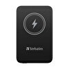 Resim Verbatim MCP-10BK 10000 MAh With USB-C 15W Magnetic Wireless Powerbank Siyah 